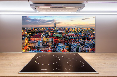 Panel do kuchni Panorama Wrocławia