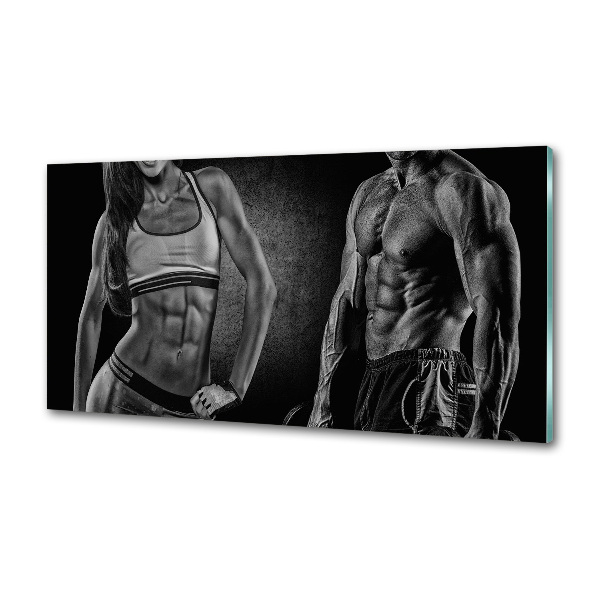 Panel antisalpicaduras desarrollo muscular