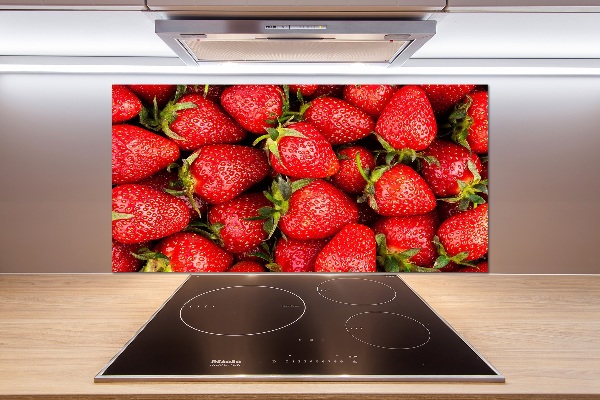 Panel de pared de cocina fresas