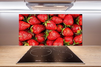 Panel de pared de cocina fresas