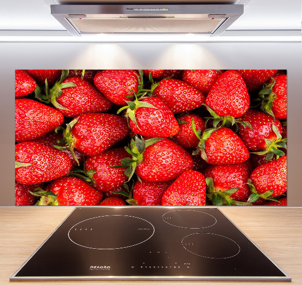 Panel de pared de cocina fresas