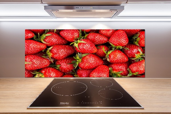 Panel de pared de cocina fresas