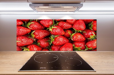 Panel de pared de cocina fresas