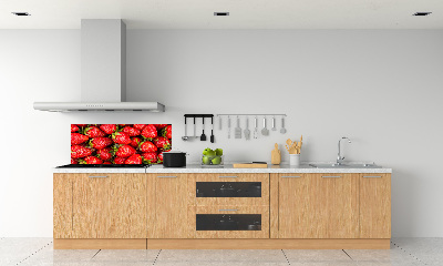 Panel de pared de cocina fresas