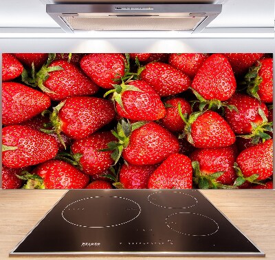 Panel de pared de cocina fresas