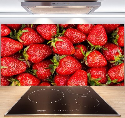 Panel między meble w kuchni Truskawki