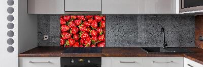 Panel de pared de cocina fresas