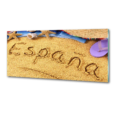 Panel de pared de cocina Inscripción de España