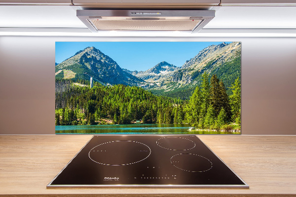 Panel para cocina Lago en las montañas