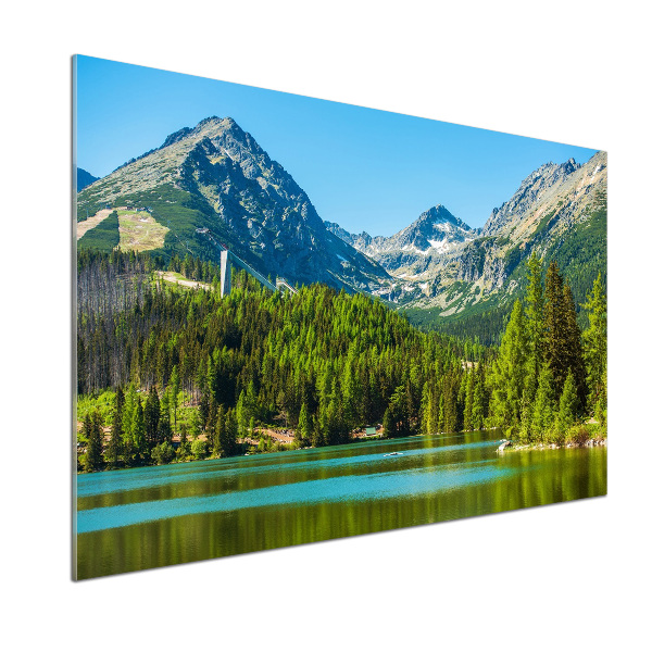 Panel para cocina Lago en las montañas