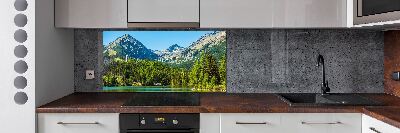 Panel para cocina Lago en las montañas