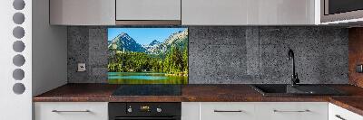 Panel para cocina Lago en las montañas