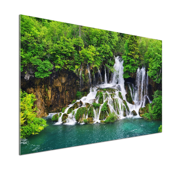 Salpicadero para cocina Cascada en las montañas