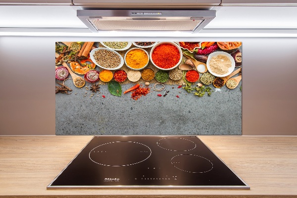 Panel de pared de cocina Mezcla de especias