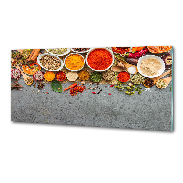 Panel de pared de cocina Mezcla de especias