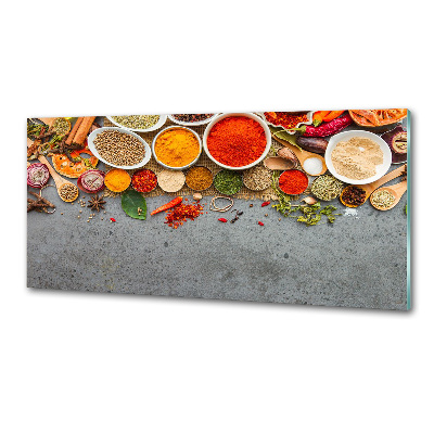 Panel de pared de cocina Mezcla de especias