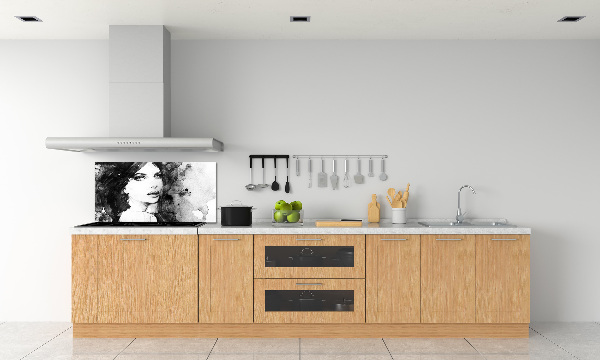 Panel de pared de cocina Retrato de mujer