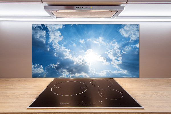 Panel para cocina Nubes en el cielo
