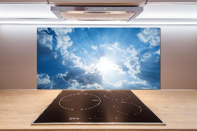 Panel para cocina Nubes en el cielo