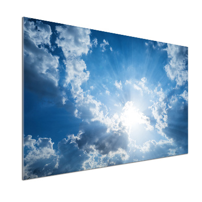 Panel para cocina Nubes en el cielo