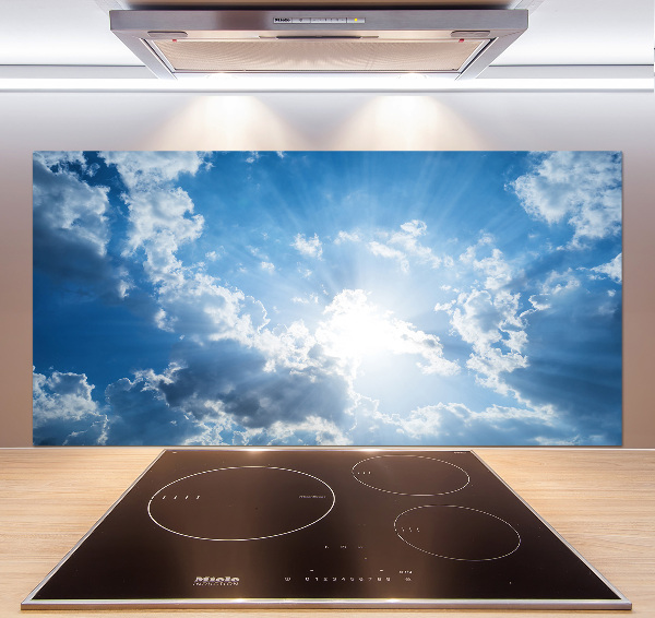 Panel para cocina Nubes en el cielo