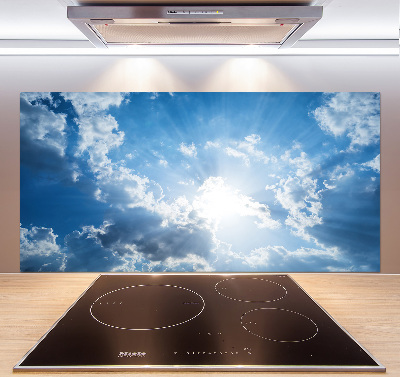 Panel para cocina Nubes en el cielo