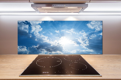 Panel para cocina Nubes en el cielo
