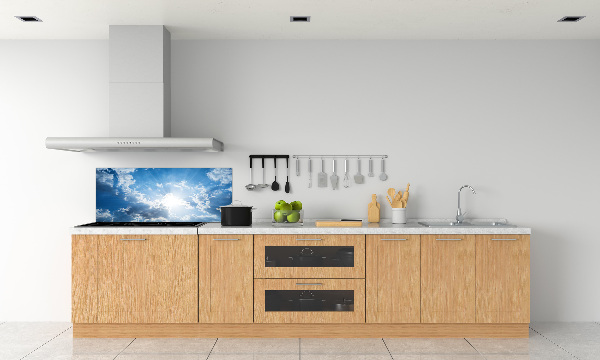 Panel para cocina Nubes en el cielo