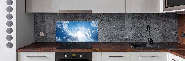 Panel para cocina Nubes en el cielo