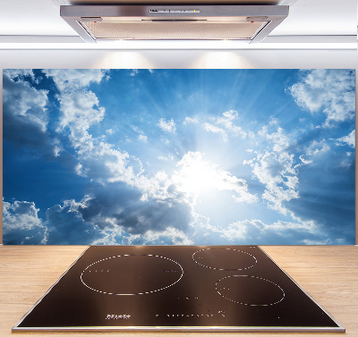 Panel para cocina Nubes en el cielo