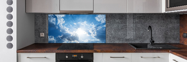 Panel para cocina Nubes en el cielo