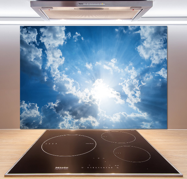 Panel para cocina Nubes en el cielo