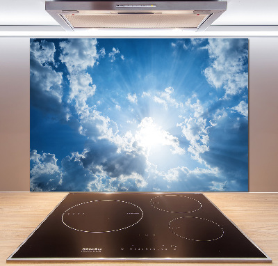 Panel para cocina Nubes en el cielo