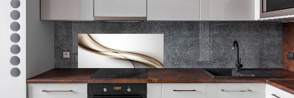 Panel para cocina Ola marrón