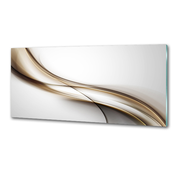 Panel para cocina Ola marrón