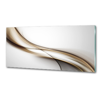 Panel para cocina Ola marrón