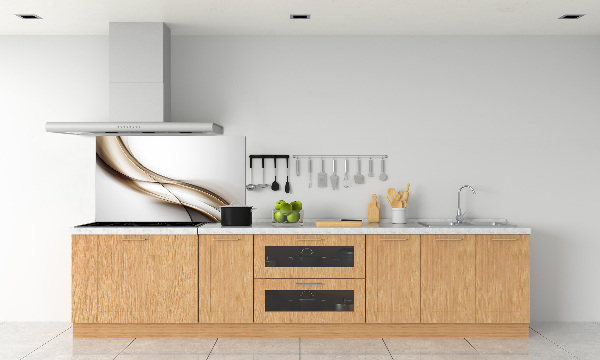 Panel para cocina Ola marrón