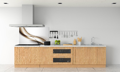 Panel para cocina Ola marrón