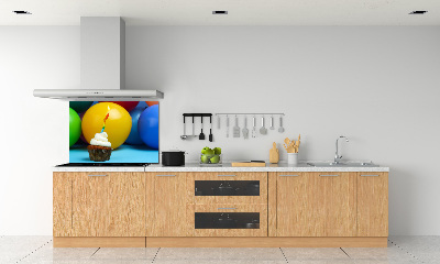 Panel de pared de cocina Magdalena de cumpleaños