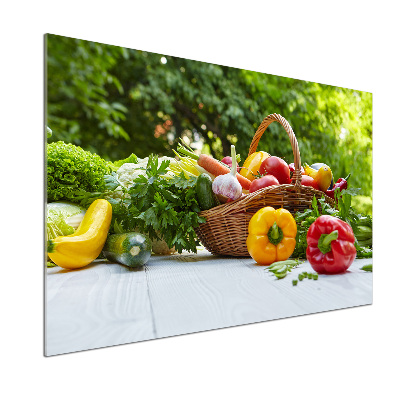 Salpicadero de cocina Cesta de verduras