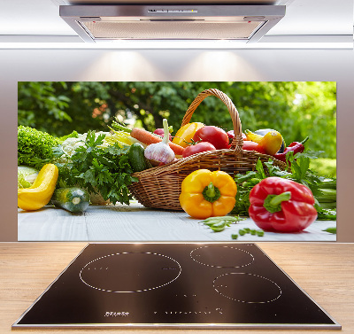 Salpicadero de cocina Cesta de verduras