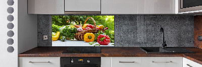 Salpicadero de cocina Cesta de verduras