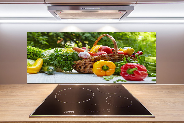 Salpicadero de cocina Cesta de verduras