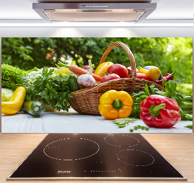 Salpicadero de cocina Cesta de verduras