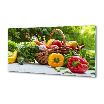 Salpicadero de cocina Cesta de verduras