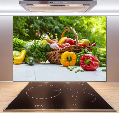 Salpicadero de cocina Cesta de verduras