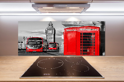 Panel antisalpicaduras Autobuses rojos