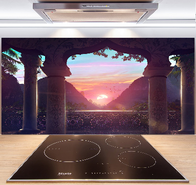 Salpicadero para cocina Arquitectura oriental