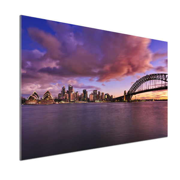 Panel antisalpicaduras Puente de Sídney