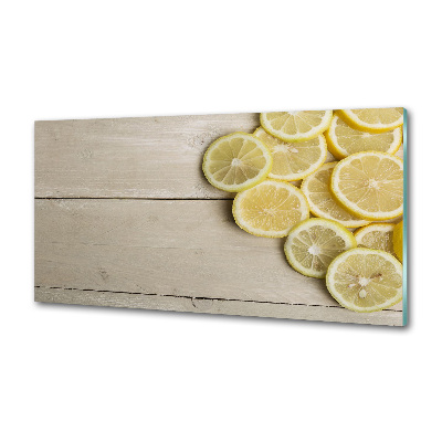 Panel de pared de cocina madera de limón